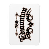 Edmonton 780 magneet (Verticaal)