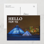Edmonton, Alberta Ansichtkaart | Hallo vanuit YEG Briefkaart (Voorkant / Achterkant)
