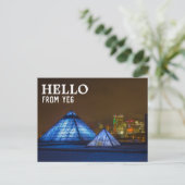 Edmonton, Alberta Ansichtkaart | Hallo vanuit YEG Briefkaart (Staand voorkant)