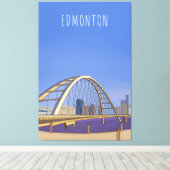 Edmonton Alberta Canada Canvas Afdruk (Insitu (Houten vloer))