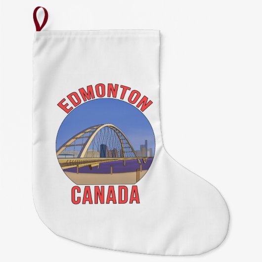 Edmonton Alberta Canada Grote Kerstsok (Voorkant)