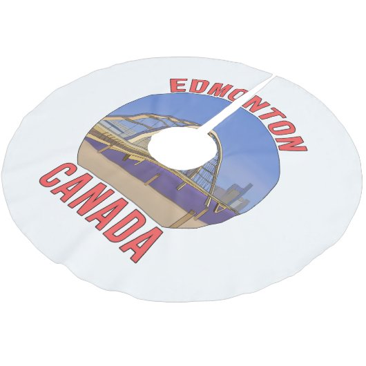 Edmonton Alberta Canada Kerstboom Rok (Gekanteld)