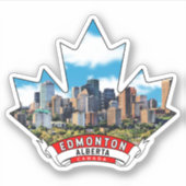 Edmonton, Alberta Canada Sticker (Voorkant)