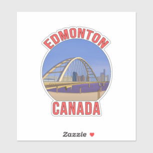 Edmonton Alberta Canada Sticker