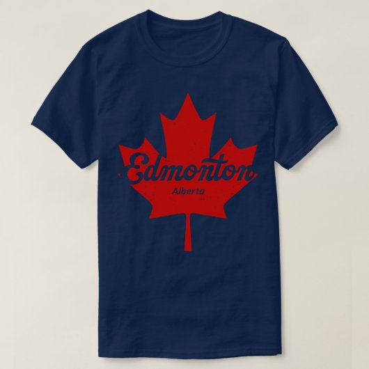 Edmonton Alberta Canada T-shirt (Design voorkant)