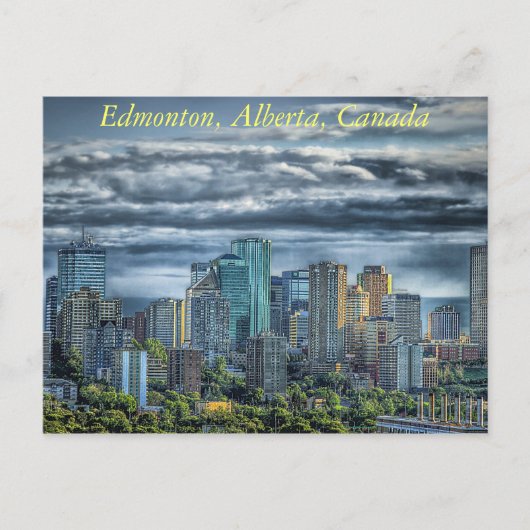 Edmonton, Alberta in Canada Briefkaart (Voorkant)