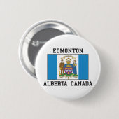 Edmonton Alberta Ronde Button 5,7 Cm (Voorkant /achterkant)