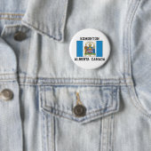 Edmonton Alberta Ronde Button 5,7 Cm (In situ)