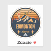 Edmonton, Alberta Sticker (Vel)