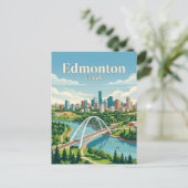 Edmonton, Canada Briefkaart (Staand voorkant)