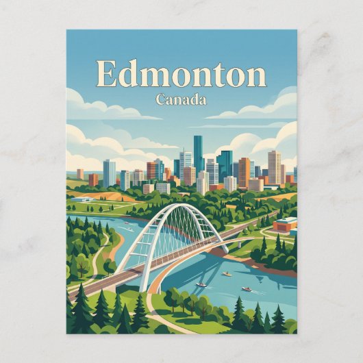 Edmonton, Canada Briefkaart (Voorkant)