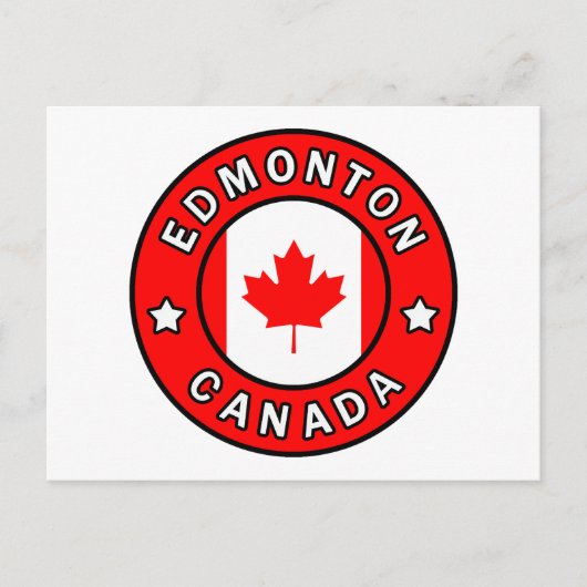 Edmonton Canada Briefkaart (Voorkant)