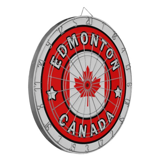 Edmonton Canada Dartbord (Voorkant Links)
