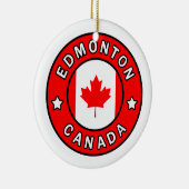 Edmonton Canada Keramisch Ornament (Rechts)