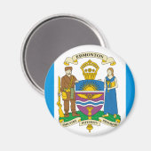 Edmonton, Canada Magneet (Voorkant / Achterkant)