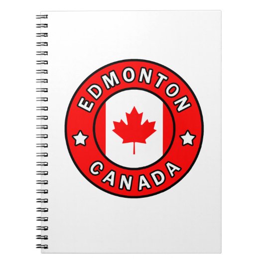 Edmonton Canada Notitieboek (Voorkant)