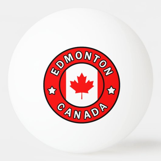 Edmonton Canada Pingpongbal (Voorkant)