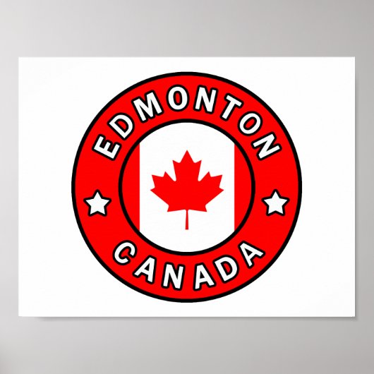 Edmonton Canada Poster (Voorkant)