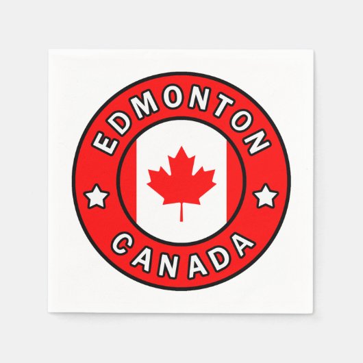 Edmonton Canada Servetten (Voorkant)
