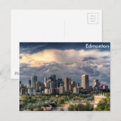 Edmonton, Canada skyline Briefkaart (Voorkant / Achterkant)