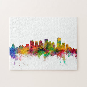 Edmonton Canada Skyline Legpuzzel