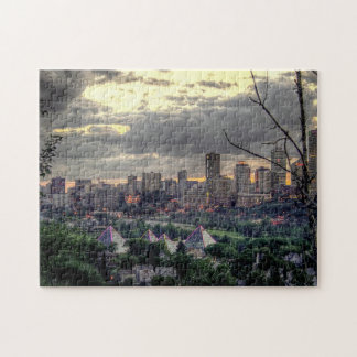 Edmonton Canada Skyline Legpuzzel