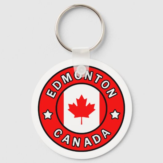 Edmonton Canada Sleutelhanger (Voorkant)