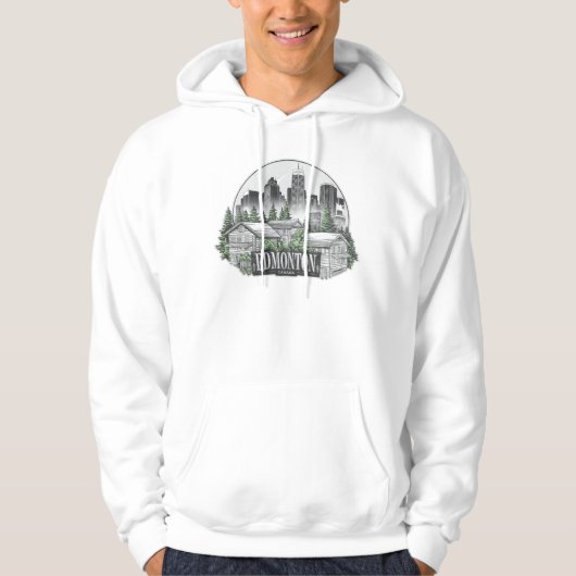 Edmonton City, Canada Hoodie (Voorkant)