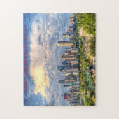 Edmonton City Canada. Jigzaag Puzzle Legpuzzel (Verticaal)