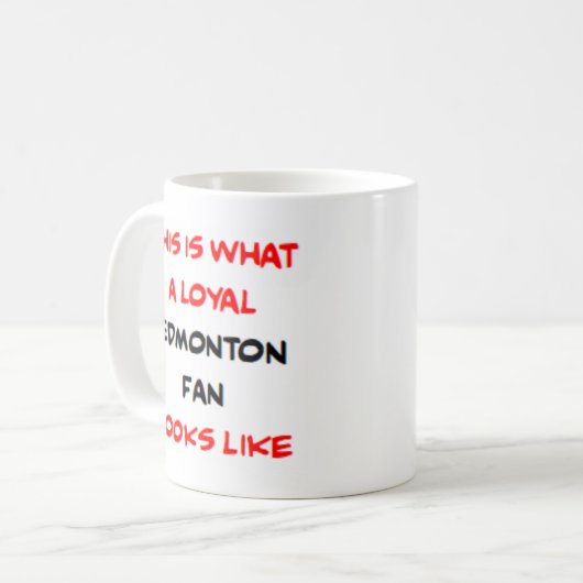 edmonton fan, loyal koffiemok (Voorkant links)