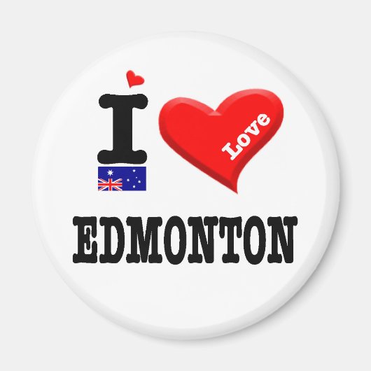 EDMONTON - Ik hou van Magneet (Voorkant)