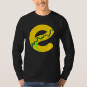 Edmonton Map Lange Slaap T-shirt (Voorkant)