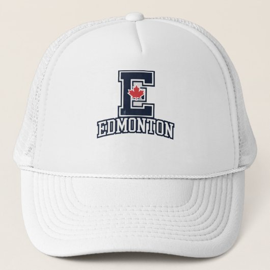Edmonton Maple Leaf Grafische T-shirt Trucker Pet (Voorkant)