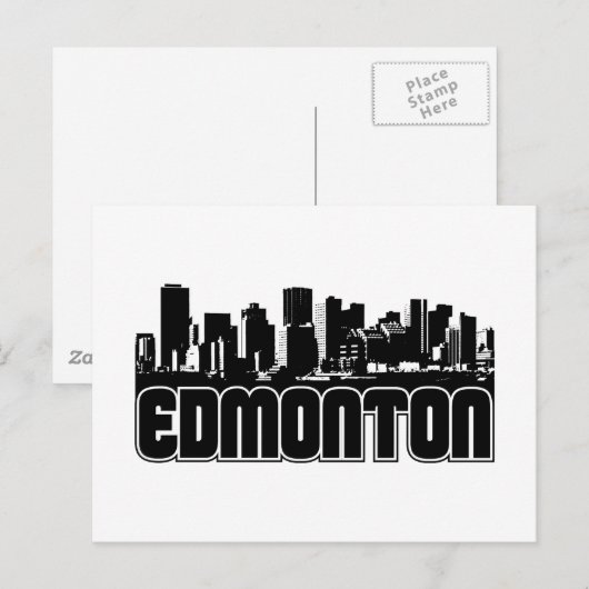 Edmonton Skyline Briefkaart (Voorkant / Achterkant)