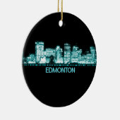 Edmonton Skyline Keramisch Ornament (Rechts)