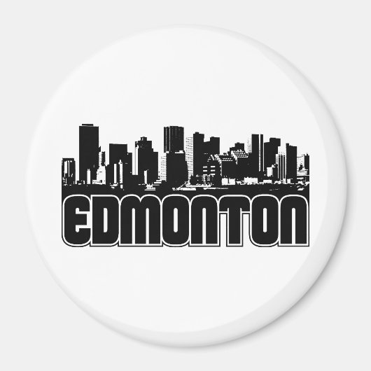 Edmonton Skyline Magneet (Voorkant)