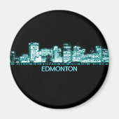 Edmonton Skyline Magneet (Voorkant)