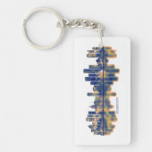 Edmonton Skyline Sleutelhanger (Voorkant)