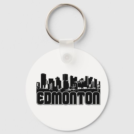 Edmonton Skyline Sleutelhanger (Voorkant)