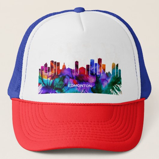 Edmonton Skyline Trucker Pet (Voorkant)