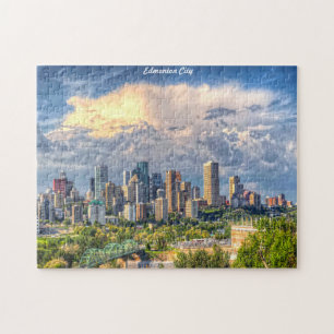 Edmonton Stad Canada. Legpuzzel