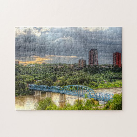 Edmonton Stad Canada. Legpuzzel (Horizontaal)