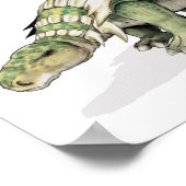 Edmontonia - gepantserde dinosaurusportefeuille poster (Hoek)