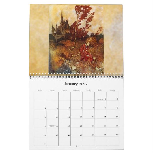 Edmun Dulac 2011 Wall Calendar Kalender (Jan 2027)