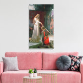 Edmund Blair Leighton Accolade Canvas Afdruk (Insitu (Woonkamer))