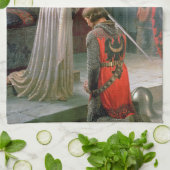 Edmund Blair Leighton Accolade Theedoek (Gevouwen)