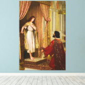 Edmund Blair Leighton Canvas Afdruk (Insitu (Houten vloer))