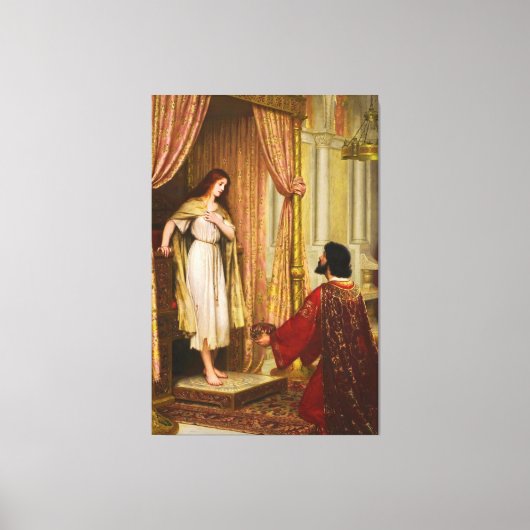 Edmund Blair Leighton Canvas Afdruk (Voorkant)