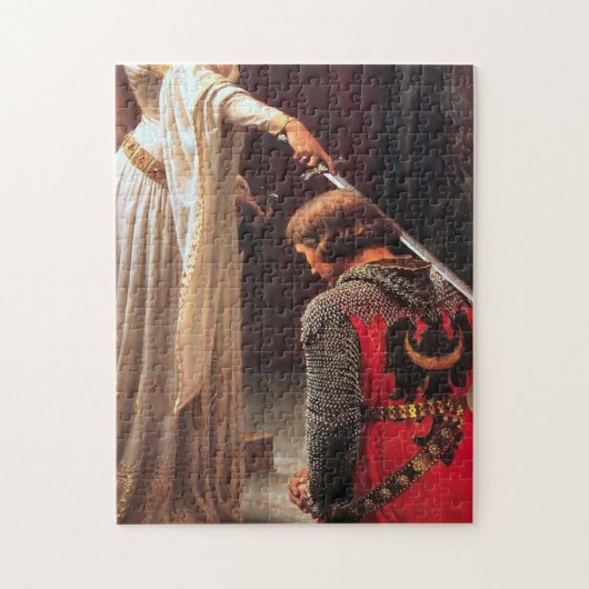 Edmund Blair Leighton - de Accolade Legpuzzel (Verticaal)