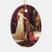 Edmund Blair Leighton: Het Accolade Ornament (Achterkant)